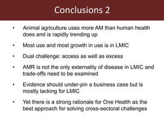 Reducing transmission in the food chain