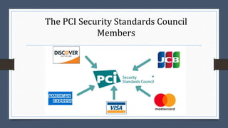 The PCI Security Standards Council
Members
 