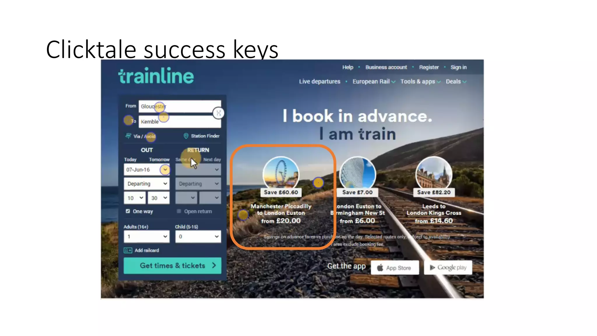 Clicktale	
  success	
  keys
 