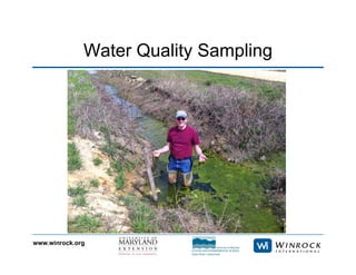 www.winrock.org
Water Quality Sampling
 