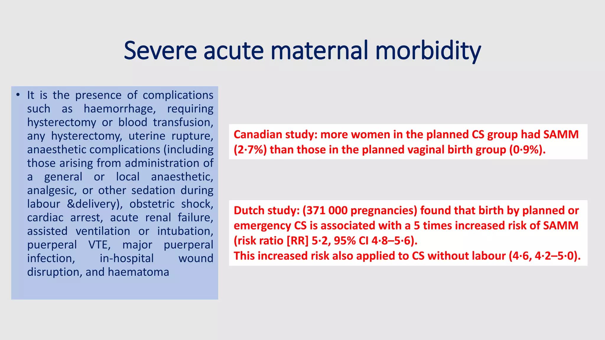 Reducing cesarean section rate. a national demand | PPTX