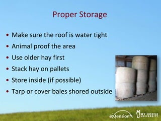 round bale storage bolsas
