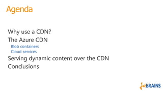 Reducing latency on the web with the Azure CDN - DevSum - SWAG
