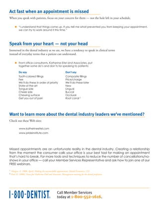Reducing no shows and cancellations | PDF