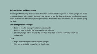 Veterinary Injection Design Utilizing the Effective Veterinary Hypodermic Syringes to Reduce Pain ...