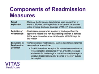 Readmission Rack Reducing Readmissions and Length of Stay | VITAS Healthcare | PPTX