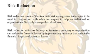Reducing risk | PPTX