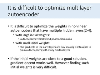 Reducing the dimensionality of data with neural networks | PPT