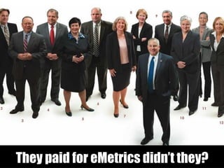 They paid for eMetrics didn’t they?
 