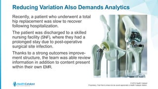 Reducing Unwanted Variation in Healthcare Clears the Way for Outcomes Improvement