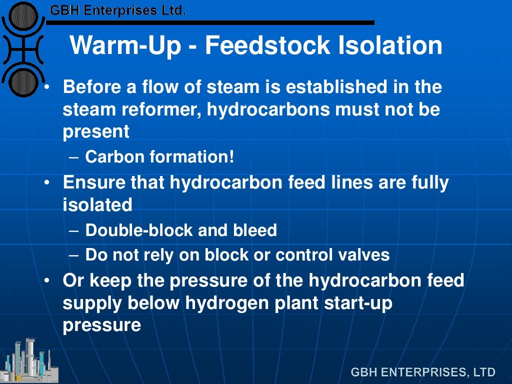 Reduction and StartUp of Steam Reforming Catalyst