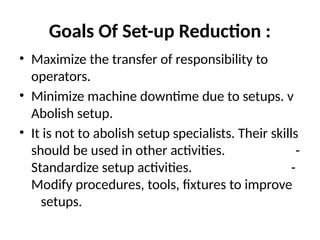 REDUCTION IN SETUP TIME FOR BENDING OPERATION.pptx