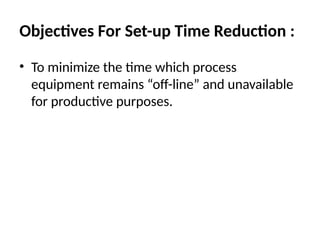 REDUCTION IN SETUP TIME FOR BENDING OPERATION.pptx
