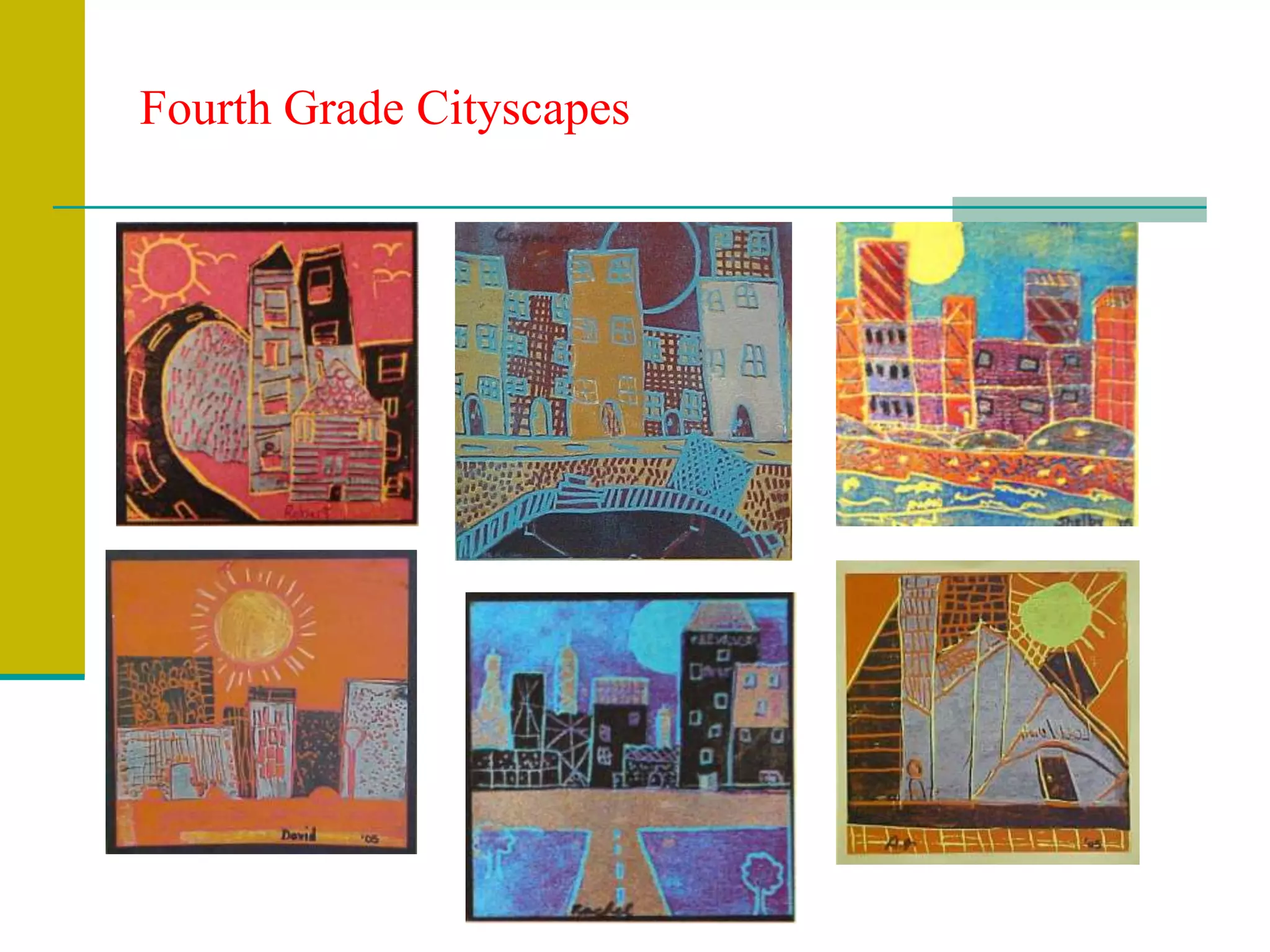 Fourth Grade Cityscapes