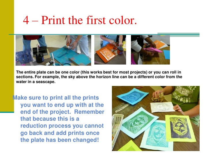 Reduction printmaking 2