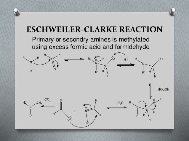 pic Eschweiler Clarke Reaction Mechanism reductive alkylation