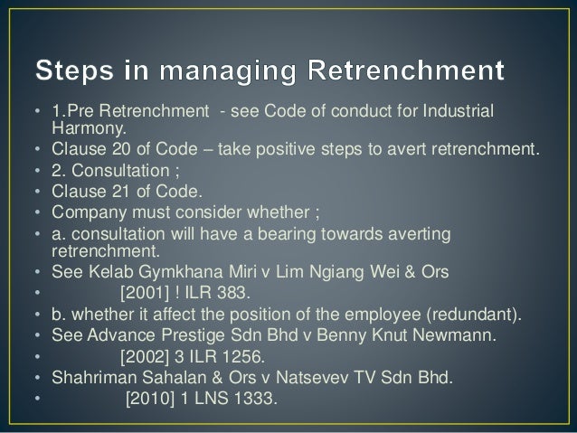 Redundancy Retrenchment And Separation