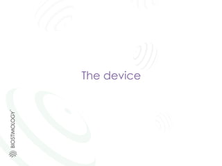 The device
 