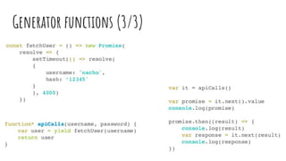 Generator functions (3/3)
 