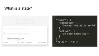 What is a state?
 