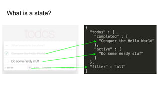 What is a state?
 