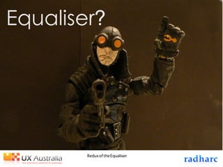 Redux of the Equaliser
 