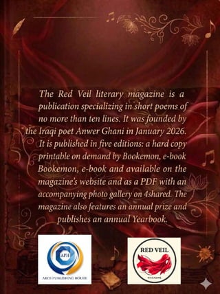 Rareroot Issue 5 Pdf Red Veil 4 Issue 4, Short poems monthly magazine | PDF