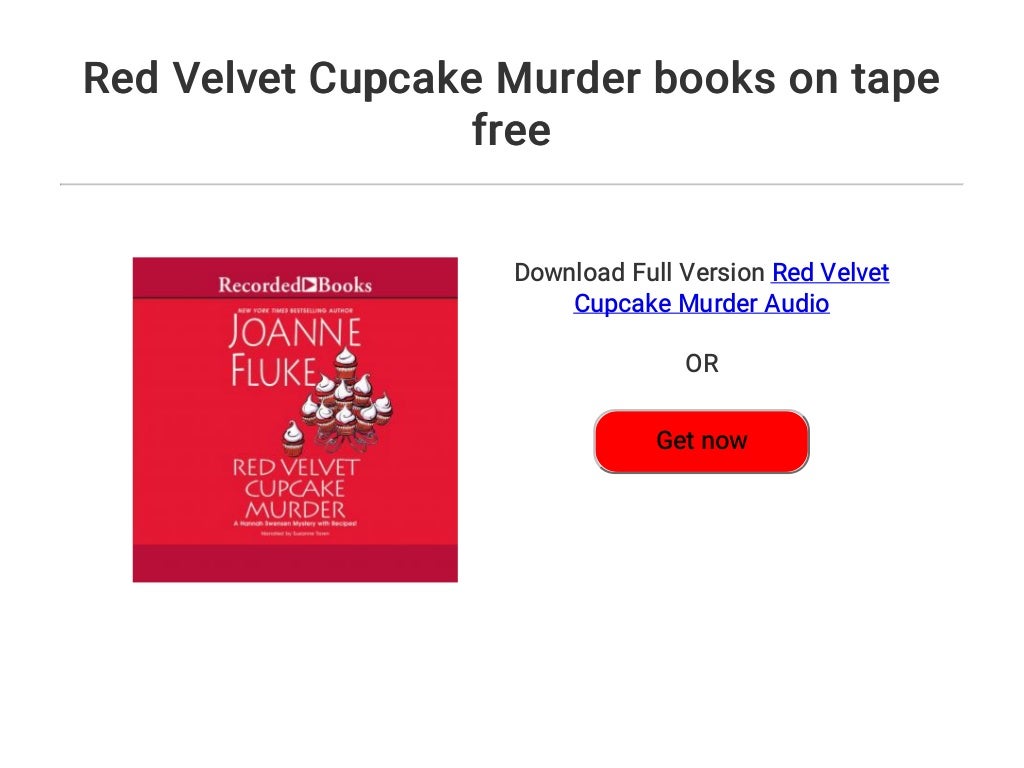 Red Velvet Cupcake Murder Books On Tape Free Red velvet cupcake murder books on tape free
