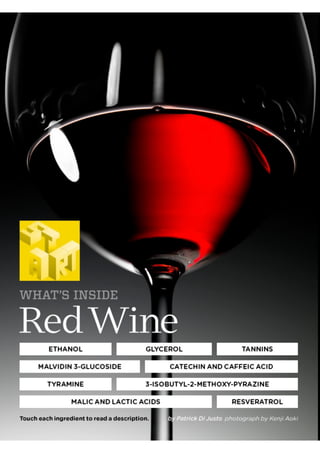 What's inside red wine