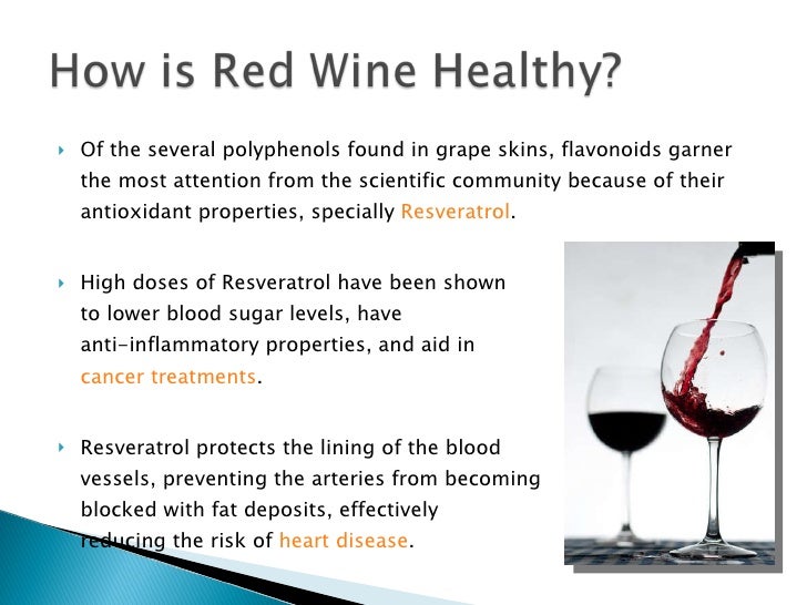Red wine resveratrol