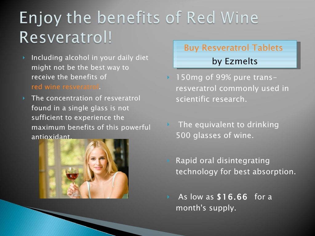 Red wine resveratrol