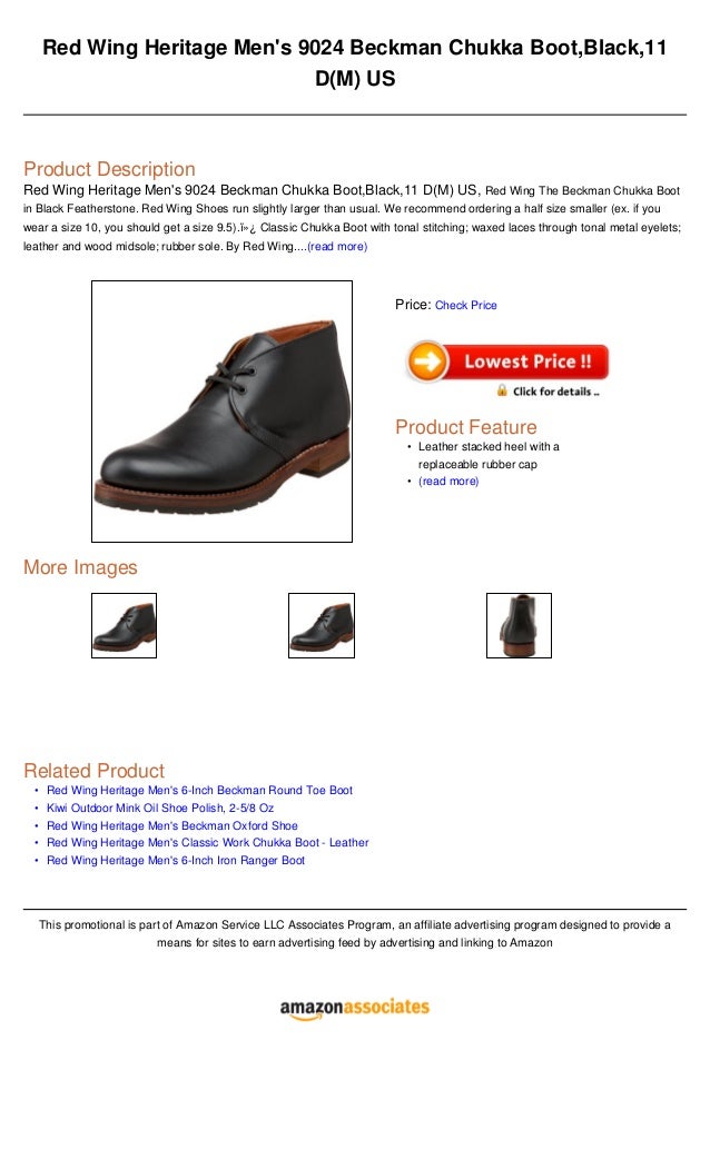 red wing heritage men's beckman round