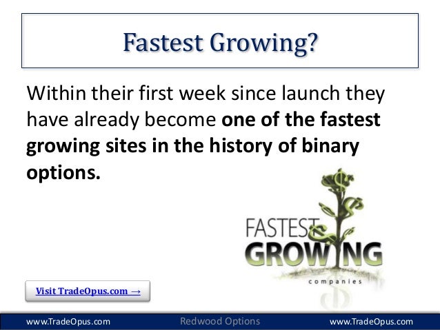 Redwood binary options