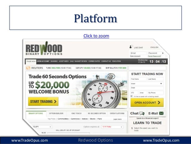 Redwood binary options reviews