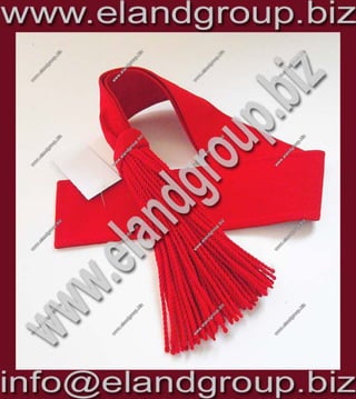 Red wool guards sergeants sash