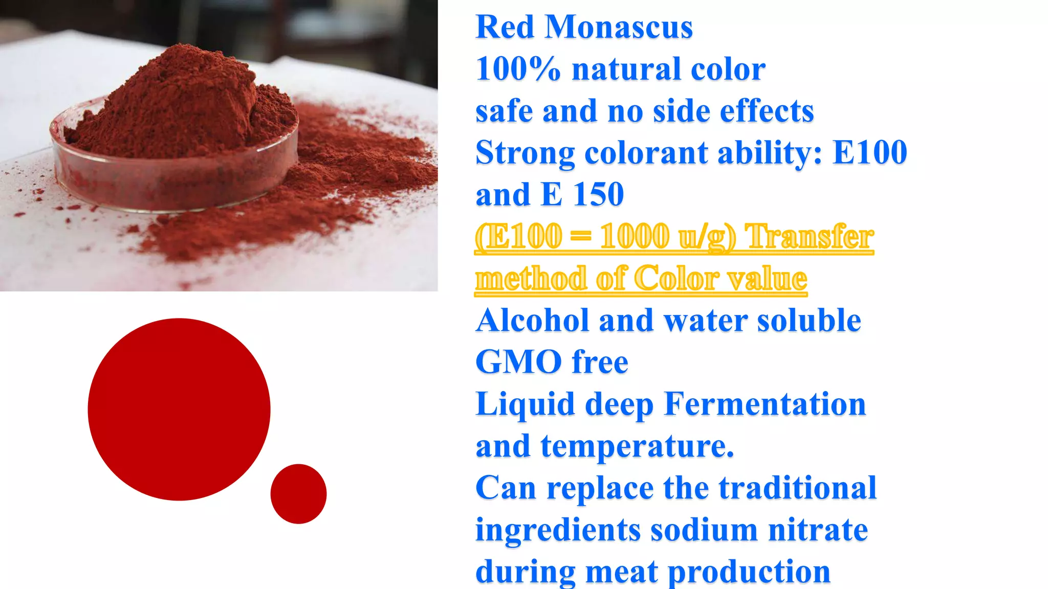 Red yeast rice powder | PPT