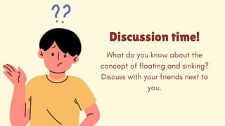 Red Yellow Colorful Illustrative Science Experiment Float or Sink ...