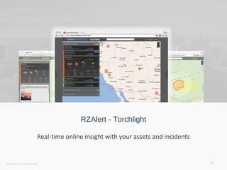 RedZone - Smart Intelligence for natural disaster tracking | PPT