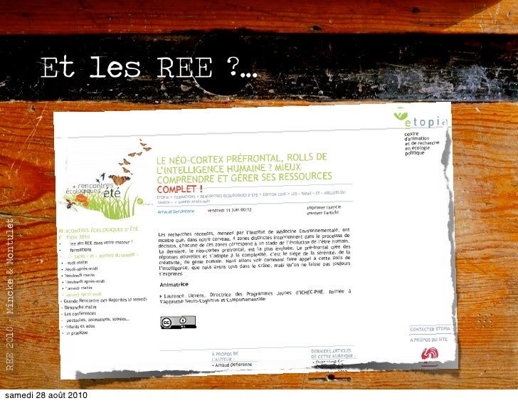 Rencontres ecologiques d'ete