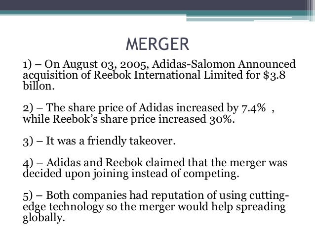 reebok share price