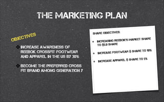 reebok marketing plan