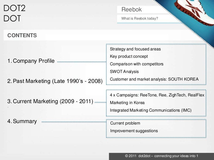 reebok company profile