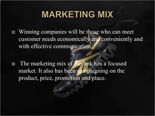 Promotion
Promotion includes all the activities the
company undertakes to communicate and
promote its products to the target market.
 