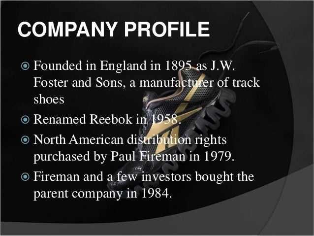 reebok company profile