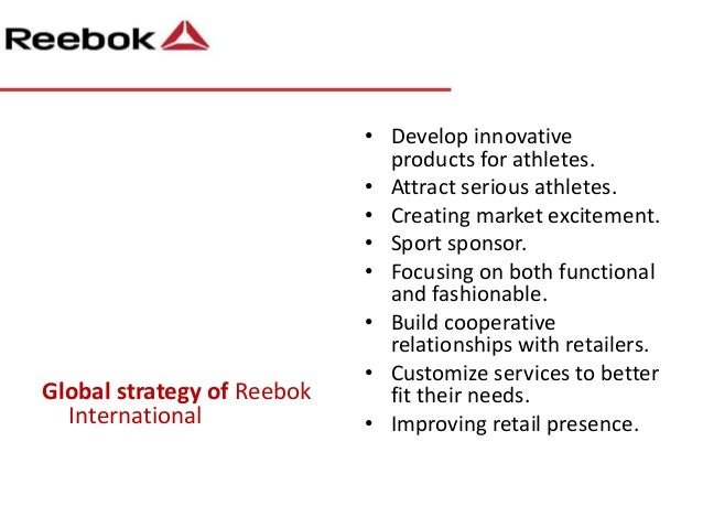reebok promotional strategy