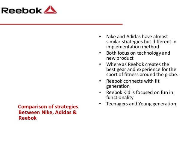 reebok product line