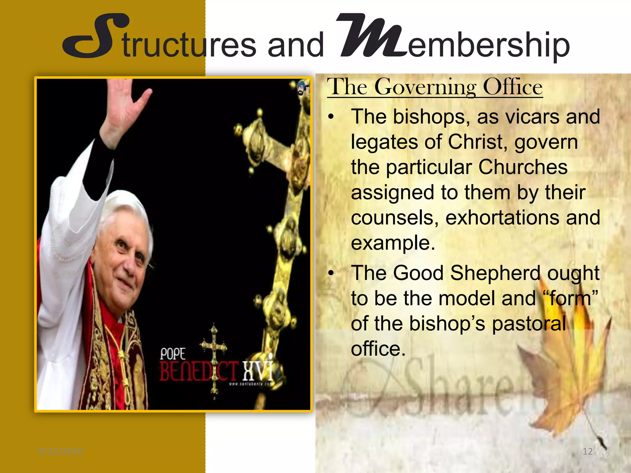 -exercise by rulling well their own churches as portions of the universal church