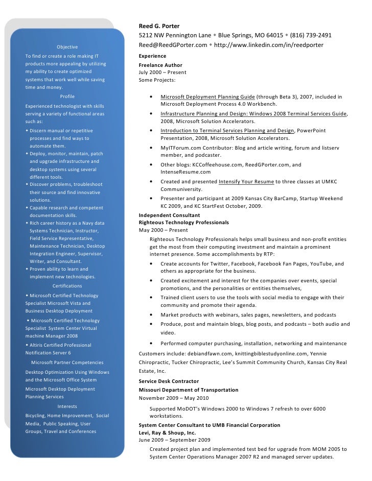 reed g porter resume 2 page 09 2010a porter resumes