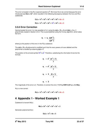 Reed solomon explained v1 0 | PDF