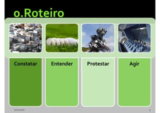 10/10/2016 4
ConstatarConstatar EntenderEntender ProtestarProtestar AgirAgir
 